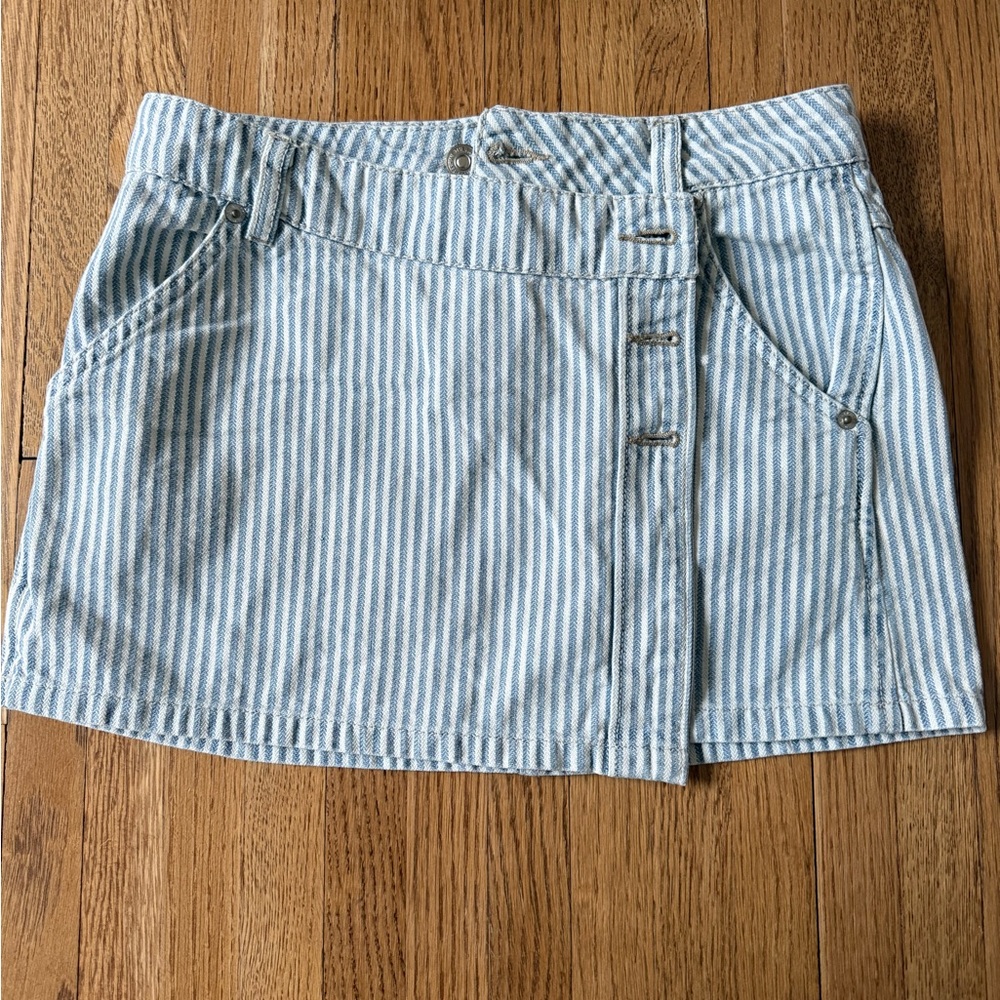 Free Peoplr Denim Mini Skirt size 24